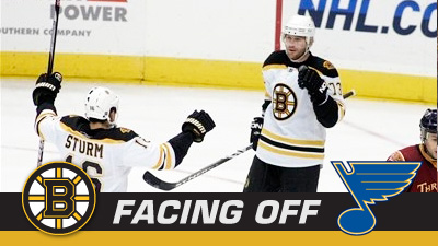 Bruins Hope to Keep Delivering the Blues on Road Trip