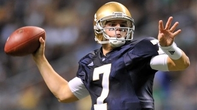 Notre Dame's Jimmy Clausen, Golden Tate to Enter NFL Draft