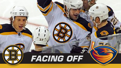 Hot on Boston's Trail, Thrashers Welcome Bruins to Atlanta for Playoff-Like Matchup