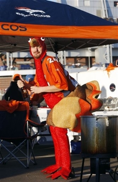 Broncos Fan Has Cure for Thanksgiving Hangover