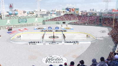 NHL Unveils Architectural Rendering of Winter Classic Rink at Fenway Park