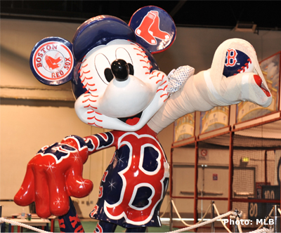 Red Sox-Themed Mickey Mouse Overcoming Injuries to Appear at All-Star FanFest