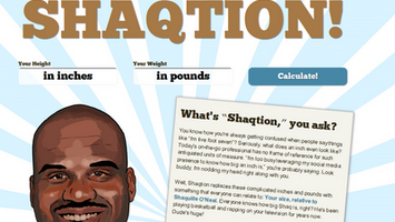 How Do You Measure Up to Shaquille O'Neal? Calculate Your Shaqtion