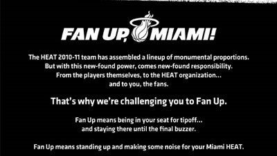 Miami Heat Encouraging Fans to Not Be Worst Crowd in NBA