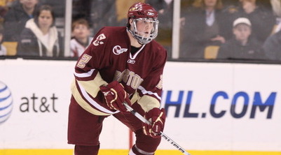 BC's Brian Dumoulin Proving To Be Much More of a Plus Than a Minus
