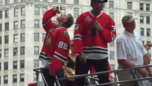 Cab Drivers and Beer Beware: Patrick Kane on a Mission at Blackhawks Stanley Cup Celebration