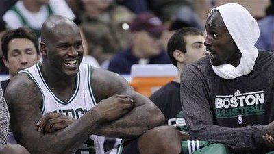 Shaquille O'Neal Makes Debut in Celtics' Preseason-Opening Rout of 76ers 