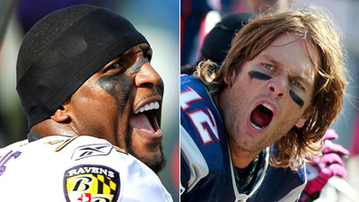 Ray Lewis, Terrell Suggs Engaged in Trash-Talk Battle With Tom Brady