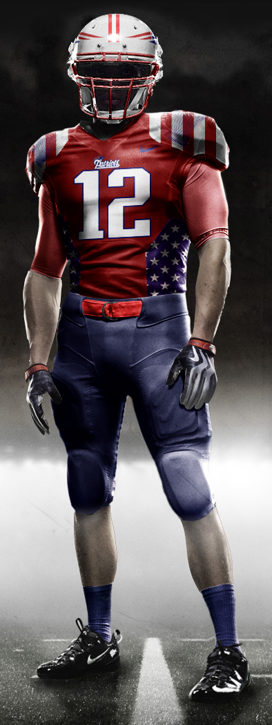 Reported New Nike NFL Jersey Designs Would Have Patriots Looking Silly in 2012