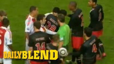 World Cup Villain Luis Suarez Channels Inner-Mike Tyson, Bites Opponent Otman Bakkal During Scuffle