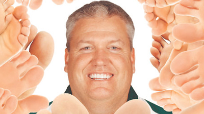 Rex Ryan Surrounded by Feet on Front Page of Boston Metro