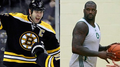 Wild Boston Winter Has Zdeno Chara, Shaquille O'Neal Acting as Barometers for More Than Just Success