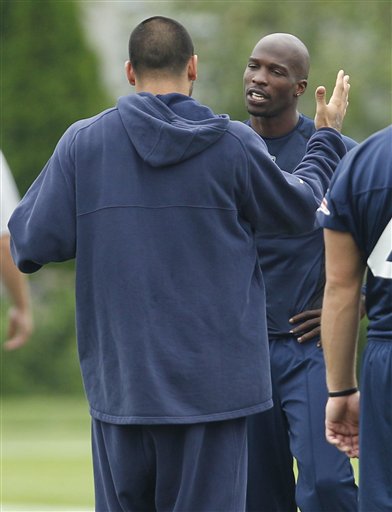 Chad Ochocinco Learns From Tom Brady at Receiver's First Patriots Practice
