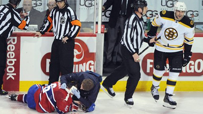 Milan Lucic's Ejection Bogus, As Referees Simply Get It Wrong After Hit on Jaroslav Spacek