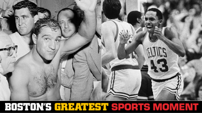 Is Rocky Marciano's 49-0 Record or Gerald Henderson's Steal in the 1984 NBA Finals a Bigger Boston Sports Moment?
