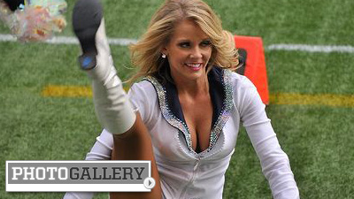 NFL Cheerleader Gallery of the Day: Sea Gals Turn Up the Heat in Seattle (Photos)