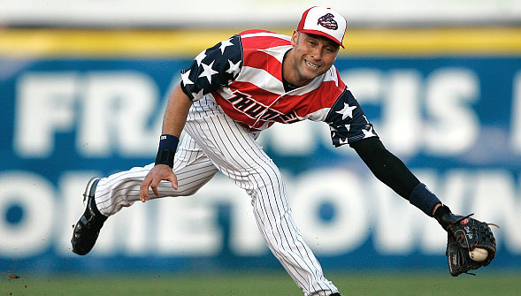 Derek Jeter Wears Ugliest Uniform In Baseball History During Rehab With Trenton Thunder