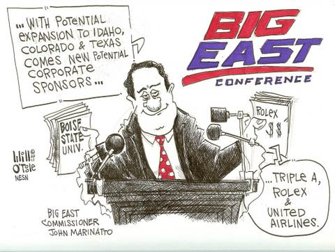 Big East Conference Expansion Into West Reveals Real Motivation Behind College Football Realignment