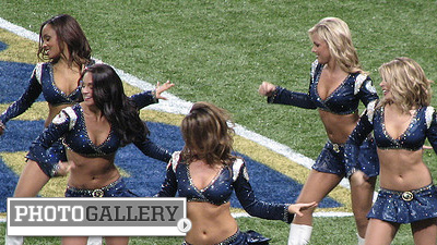NFL Cheerleader Gallery of the Day: 'Greatest Show on Turf' Should Refer to Rams Cheerleaders