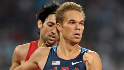 U.S. Olympic Runner Nick Symmonds Auctioning Off Twitter Tattoo On Shoulder During 2012 London Games