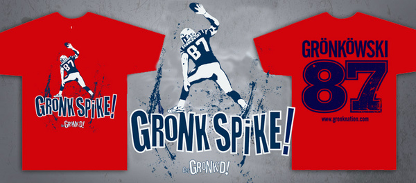 Rob Gronkowski 'Gronk Spike' T-Shirt Now Available on Website Devoted to Gronkowski Brothers (Photo)