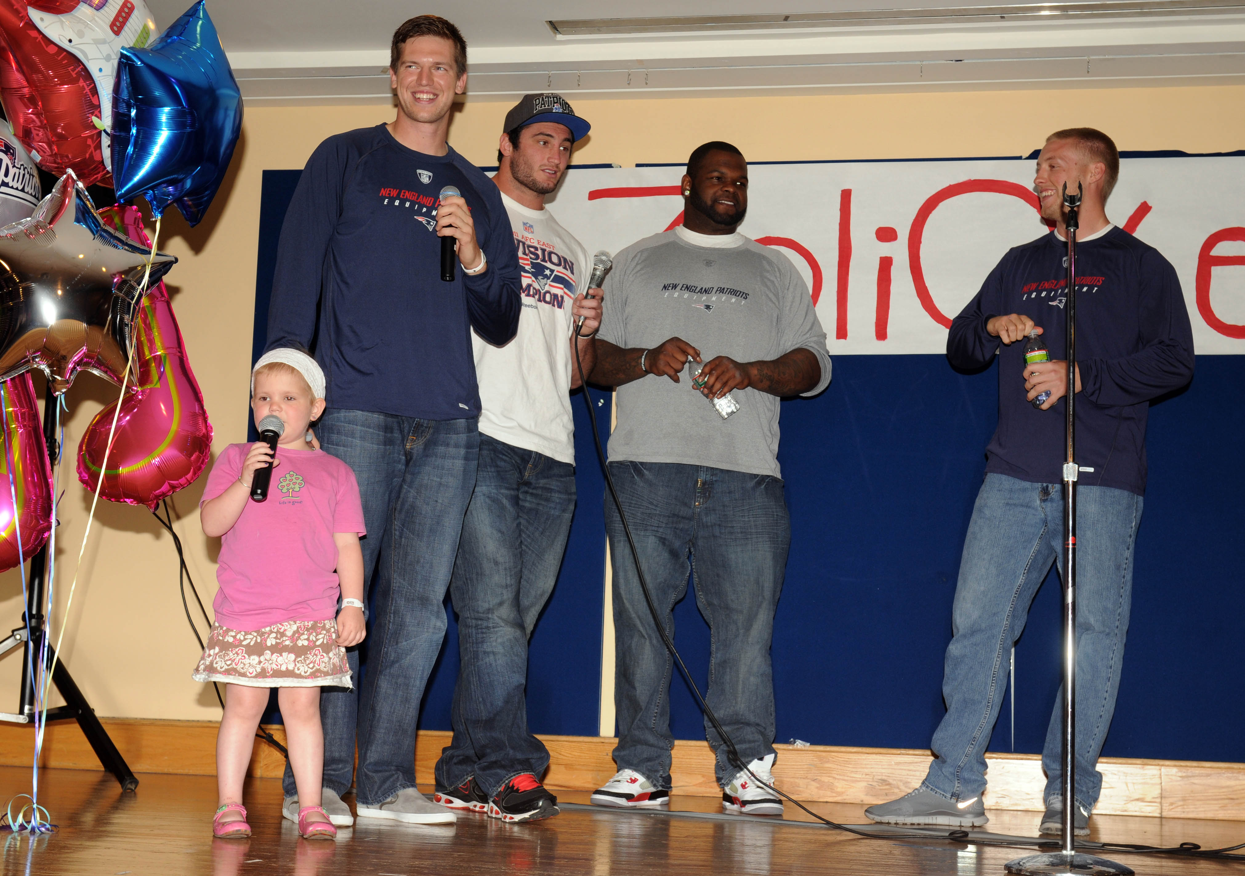 Zoltan Mesko, Patriots Teammates Kick Off Punter's 'ZoliOke' Event At Boston Children's Hospital (Photos)