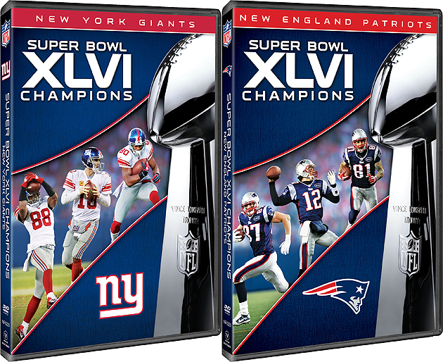 NFL Films Puts Jinx on Super Bowl, Releases Cover of 'Super Bowl XLVI Champions' DVD (Photo)
