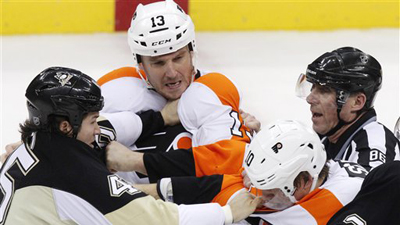 Flyers Coach Peter Laviolette Credits Take-Out Ribs for Win Against Penguins