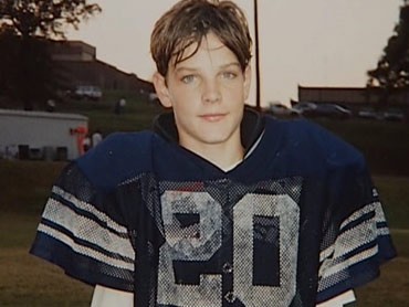 Wes Welker Similar Size, Wearing Similar Colors as Seventh-Grade Football Player (Photo)