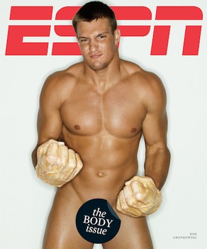 Naked Rob Gronkowski Makes Cover of ESPN The Magazine Body Issue (Photo)
