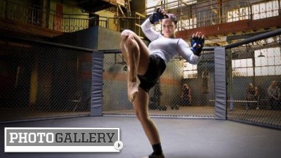 Gina Carano Combining Good Looks, Ultimate Toughness With Hopes of Box Office Success (Photo)