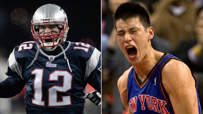 Jeremy Lin's Sudden Rise to Prominence Mirroring Tom Brady's Surprising Emergence