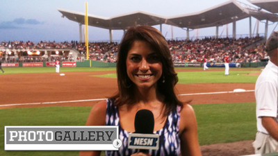 Jenny Dell Chronicles Day in the Life Covering Red Sox at Spring Training in Fort Myers (Photos)