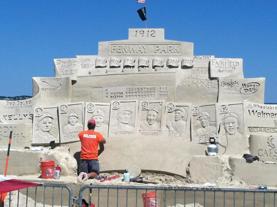 Fenway Park, Red Sox Celebrated With Insane Sand Sculpture at Revere Beach (Photo)