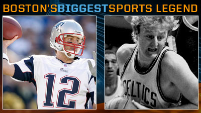 Is Tom Brady or Larry Bird a Bigger Boston Sports Legend?