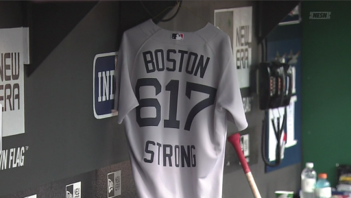 boston strong baseball jersey