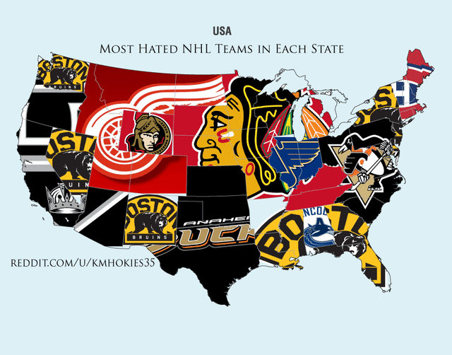 Bruins Map US