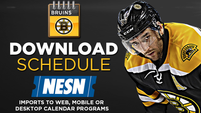 Download Boston Bruins Schedule