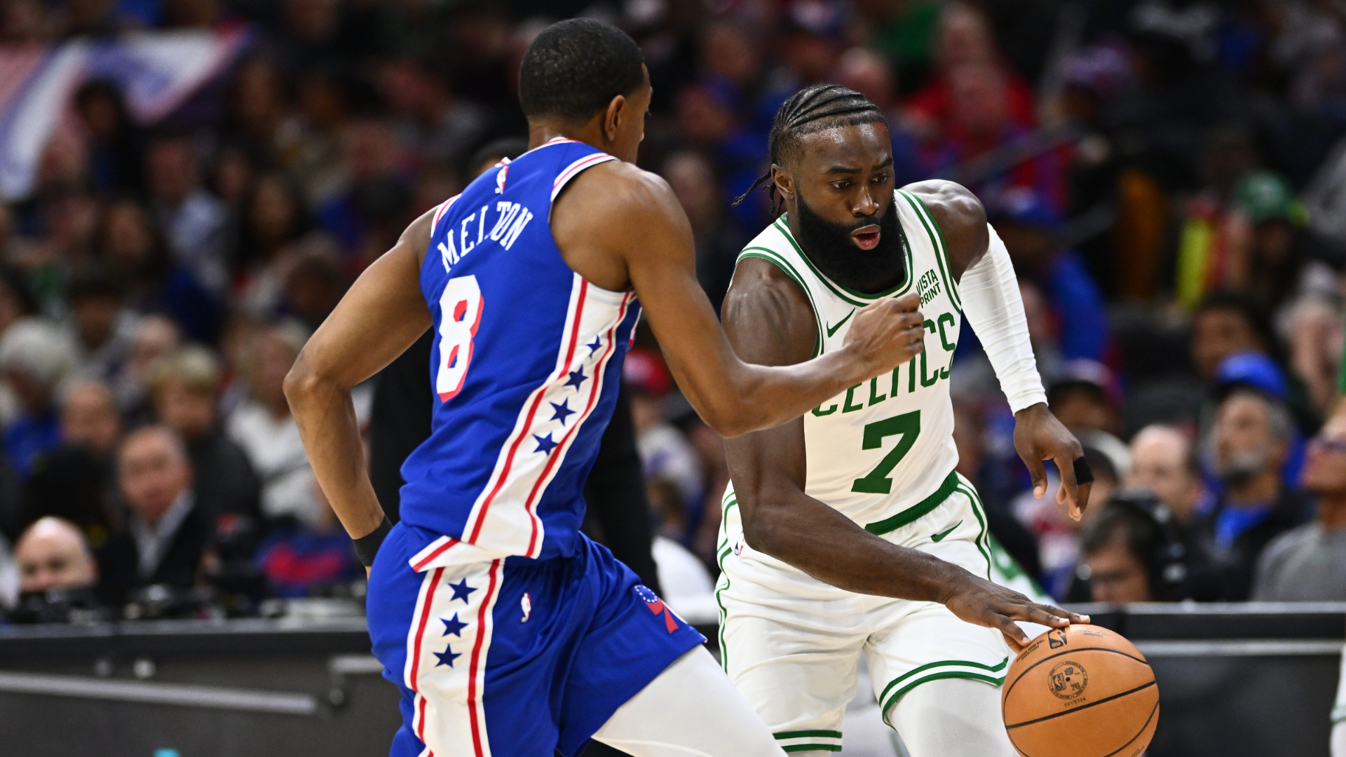 How Jaylen Brown Feels About Competing In Celtics-76ers Rivalry