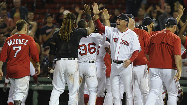 Boston Red Sox designated hitter Hanley Ramirez