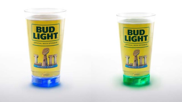 Bud Light Super Bowl Glasses