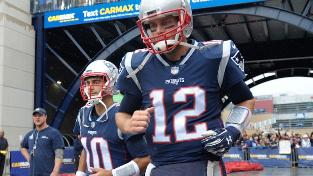 49ers quarterback Jimmy Garoppolo, Patriots quarterback Tom Brady