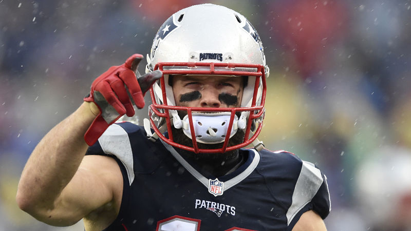 Julian Edelman is back with the Patriots at voluntary offseason