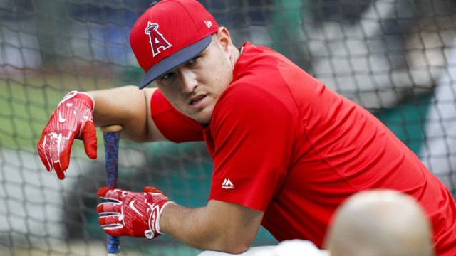 Los Angeles Angels center fielder Mike Trout