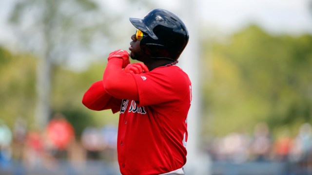 Boston Red Sox outfielder Rusney Castillo