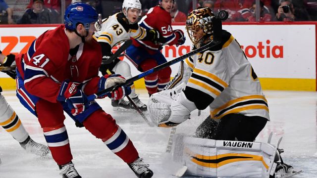 Boston Bruins netminder Tuukka Rask
