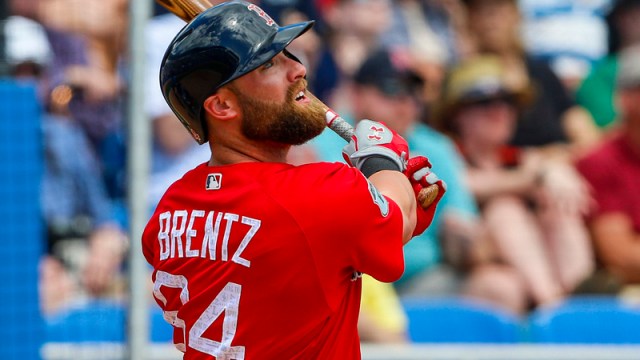 Red Sox outfielder Bryce Brentz