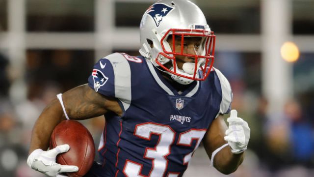 New England Patriots running back Dion Lewis
