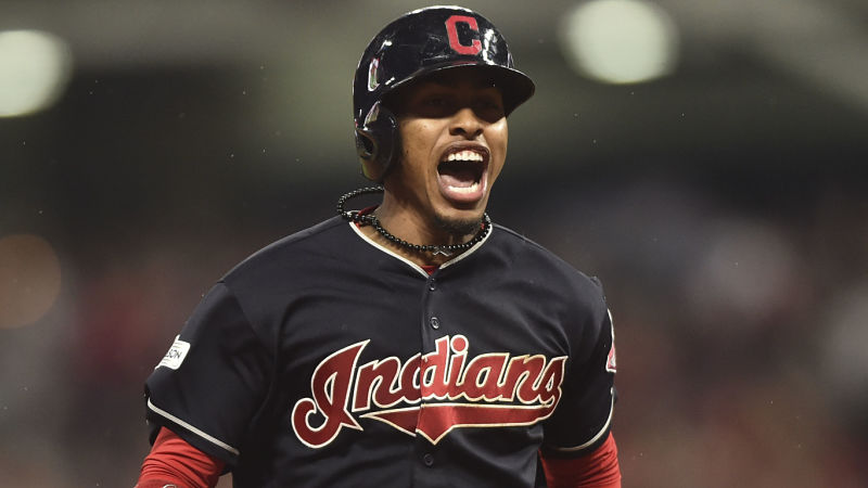 Cleveland Indians shortstop Francisco Lindor is sporting a new haircut and  color as Lindor took b…