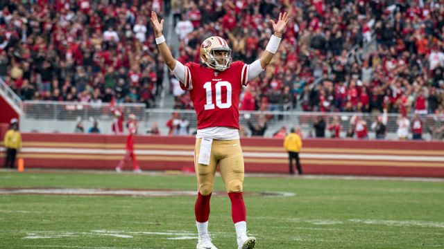 San Francisco 49ers quarterback Jimmy Garoppolo